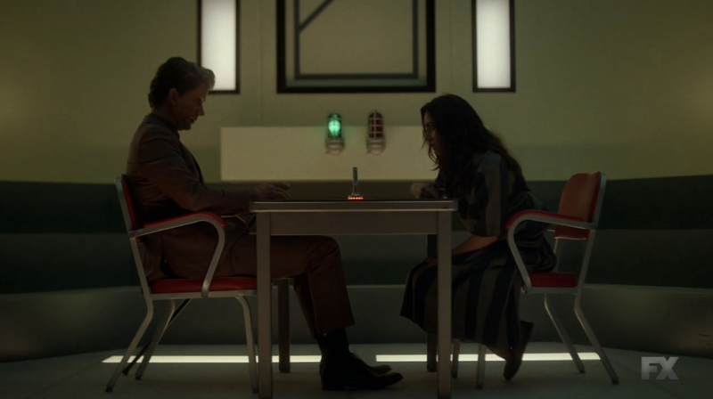 Clark interrogating Lenny at Division 3.